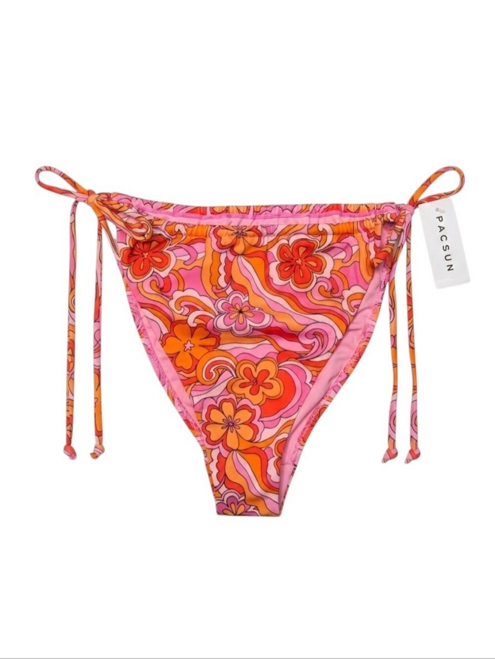 LA Hearts by PacSun Multicolor Amanda Curtain Side Tie Bikini Bottom | Size XL